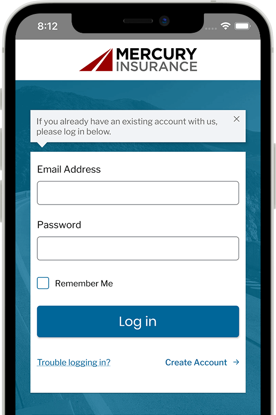 mercury insurance login